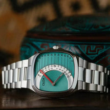 Reloj de Cuarzo CILOA Retro Cuadrado Acero Inoxidable Impermeable