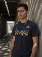 Superdry Hombre Rock Graphic Band Camiseta Años 70 Vintage Tour Design Camiseta Cuello Redondo