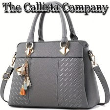 1.1K+ Vendido | CALLISTA CO. BOLSO DE HOMBRO/MANO DE MODA PARA MUJER (GRIS) ✓