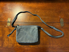 Bolso de hombro para mujer marca Solinda Vera Pelle azul cuero italiano real