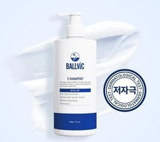 NUEVO BALLVIC S Champú para cuero cabelludo para hombres 500 ml pH 5,5 Cuidado calmante antiinflamatorio