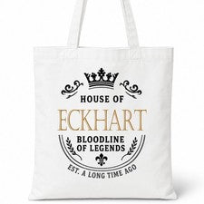Bolso Shopper Casa Of Algodón Apellido Familiar ECKHART