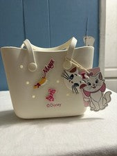 Bolso de Mano Disney Miniso Marie Aristocats Estilo Bogg Impermeable Cocodrilo Dije Playa