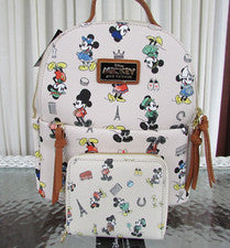 Mini mochila y billetera Disney Her Universe Mickey & Minnie Mouse nueva con etiquetas