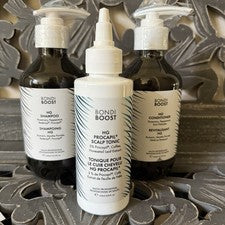 Bondi Boost HG Romero Menta Procapil Redensyl Cuidado del Cuero Cabelludo Paquete de 3 piezas NUEVO