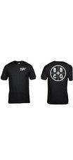 CAMISETA NEGRA PARA HOMBRE BEVERLEY BARBELL CO. TALLA L NUEVA CON ETIQUETAS