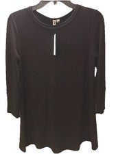 NUEVO Vestido informal para mujer Cable & Gauge negro XS SÚPER SUAVE