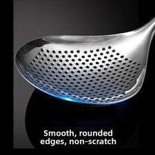 2 cucharas coladoras de carga pesada para freír y remover freír