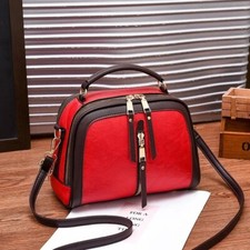 Elegante Bolso Bandolera de Cuero PU para Mujer - Elegante Bolso de Mano con Cremallera