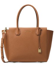 Nuevo Michael Kors Studio Mujer Mercer Grande Cuero Cartera Bolso Equipaje