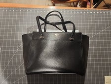 Bolso de mano Tory Burch Robinson de cuero para mujer - negro