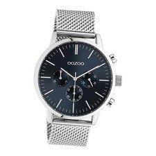 Oozoo Unisex Reloj de Pulsera Plata Analógico C10911 Relojes UOC10911