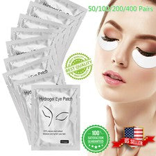 50/100/400 Pares Debajo de los Ojos Gel Parche Pelusa Pestañas Extensión Máscara de Ojos