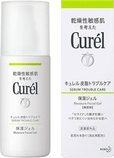 Gel facial hidratante Japan Curél Sebum Trouble Care 120 ml