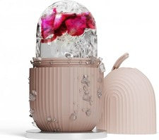Rodillo de hielo para rostro y ojos, masajeador autocuidado regalo facial herramienta para el cuidado de la piel