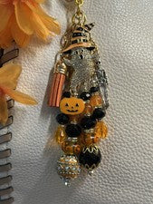Original Bolso de Mano Joyería Cartera ENCANTO Murano Cuentas de Vidrio Halloween Fantasma