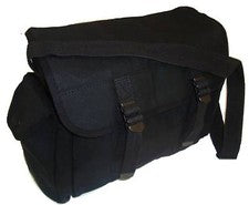 BOLSO MENSAJERO MILITAR GRANDE Cartera de alta resistencia SAS Mochila de lona negra