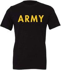 Camiseta estilo PT del ejército para hombre Ejército de EE. UU. Militar Entrenamiento físico Infantería Camisa