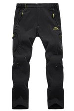 Pantalones de esquí cálidos para hombre EKLENTSON impermeables forrados de vellón al aire libre