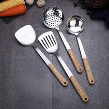 4 Piezas Acero Inoxidable para Utensilios de Cocina para Remover Asar Freír