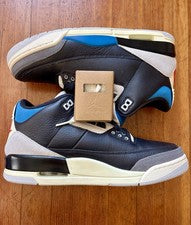 💯 NUEVO Jordan 3 Retro OG Raro Air Talla 11 Para hombres IB8967-004 Negro Chile Rojo