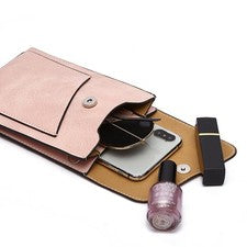 Moda Bandolera Portátil Teléfono Cartera Para Mujer Bolso de Hombro
