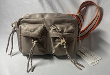 NUEVO Bolso Bandolera Urban Expressions Marrón Beige Naranja Cremallera Mujer’s Reciclado