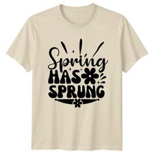 Camiseta Spring Has Sprung Mujer Estilo Retro Temporada Día de la Madre