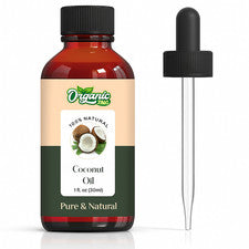 Aceite de coco 100 % puro aceite portador prensado en frío para el cuidado de la piel, el cabello y el cuerpo