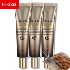 Eunyul Caracol Cuidado Facial Ojos Crema Antienvejecimiento Coreana Cosmética Belleza 40 ml x 3 piezas