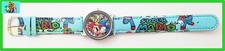 new Super Mario GAMES Boys girls Kids Watch time cartoon Toy faux leather band