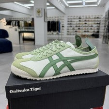Zapatos Onitsuka Tiger MEXICO 66 VERDE AIREADO Nuevos Con Caja 1183A201-304