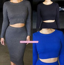 Mujeres Cóctel Ropa de Club Fiesta Cintura Alta Manga Larga Bodycon Vendaje Vestido
