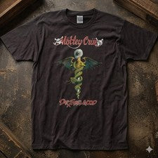 ¡NUEVO! Camiseta Motley Crue Dr Feel Good Clásica Banda de Rock Gráfica Unisex