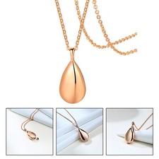 Collar Difusor Titanio Acero Perfume Collar Aromaterapia Joyería para Mujer