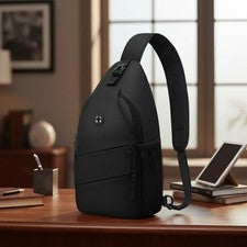 Bolso Bandolera Mediano Mochila Sobre el Hombro para Hombres Mujeres Viaje