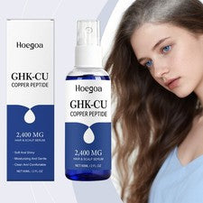 Suero capilar péptido cobre 60 ml crecimiento para mujeres y hombres, suero capilar para el crecimiento del cabello