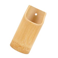 Soporte para utensilios de cocina palillo organizador de secado contenedor de bambú