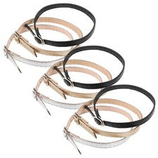 3 pares de cordones de tacón alto Miss Strap Extenders Sandalia Correas Tobillo para