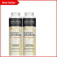 Dúo para el cuidado del cabello rubio tamaño salón con aceite de aguacate - Juego hidratante 1000 ml