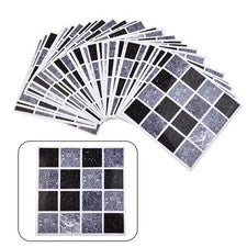 Pegatinas Adorno Impermeable 40X Accesorios Baño Calcomanías Decoración Mosaico