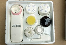 Limpiador facial eléctrico de limpieza profunda limpieza facial cuidado de la piel cepillo masajeador *iz