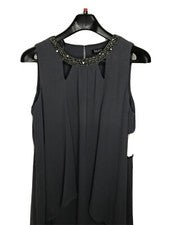 Vestido de fiesta para mujer SLNY SL Fashions sin mangas •Talla 12 Missy *NUEVO CON ETIQUETAS