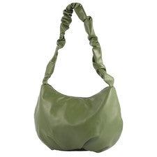 Creativo Bolso de Hombro Plisado Moda Bolso de Mano Cremallera Bolsa de Almacenamiento para Mujer