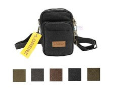 Bolso de Hombro Mensajero de Vuelo de Lona Bandolera Bolso de Mano Pequeño Estilo Simple