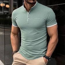 Hombre Mejores Camisas Manga Casual Camisa Ropa Moda Para Hombres