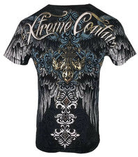 Camiseta para hombre Xtreme Couture By Affliction PECADORES tatuaje motociclista negra
