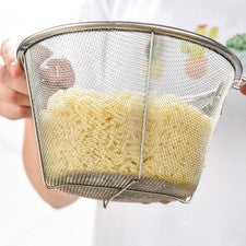Cesta de goteo ergonómica antiadherente cesta de freír perfecta para cocinar al aire libre