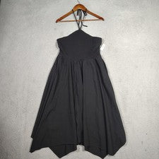 Vestido para mujer Old Navy XL negro con cuello halter ajustado asimétrico verano nuevo con etiquetas