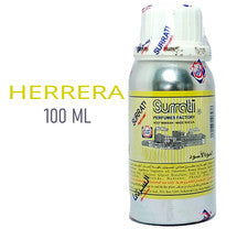 Aceite de perfume concentrado Herrera Surrati, envasado de 100 ml, aceite Attar.